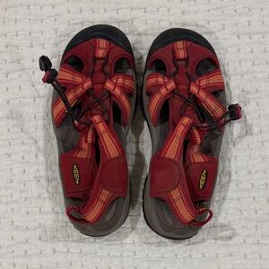 KEEN Red and Orange Sandals